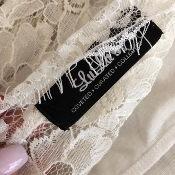 Lulu’s White Lace Maxi Dress - Picture 6 of 7